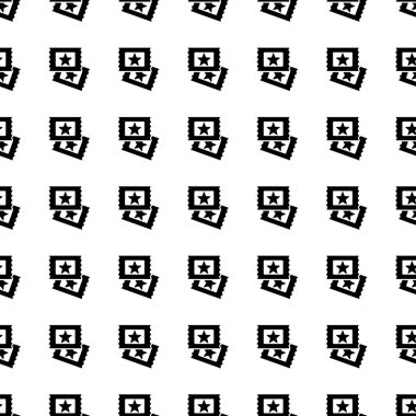 Bilet seamless modeli. Vektör