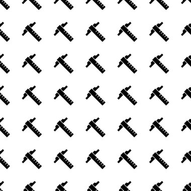Straightedge seamless pattern. Vector