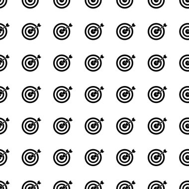 target seamless pattern. Vector