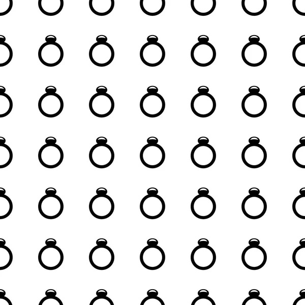 Wedding ring seamless pattern. Vector — ストックベクタ