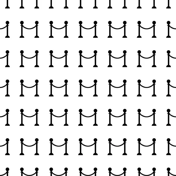 Cinema fence seamless pattern. Vector — Stock vektor