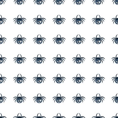 Spider seamless pattern. Vector