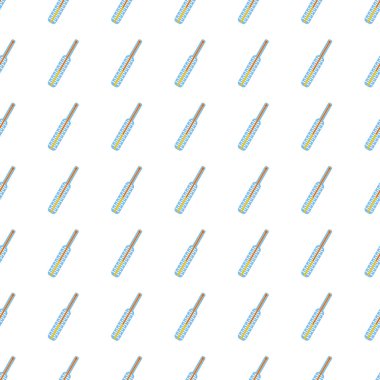 thermometer seamless pattern. Vector