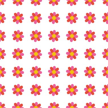 çiçek seamless modeli. vektör