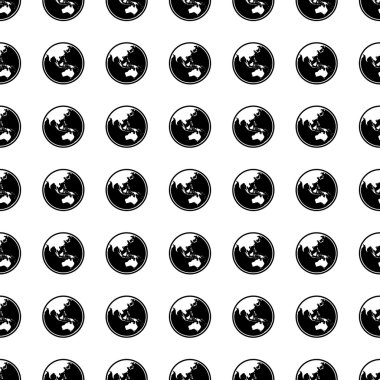 Earth seamless pattern. Vector