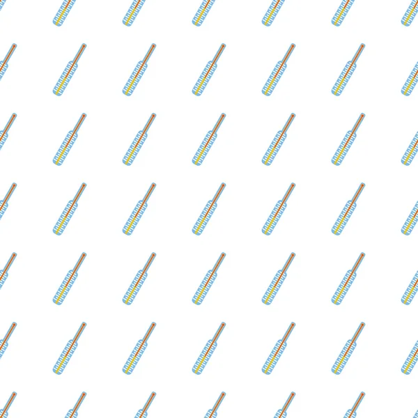 Thermometer seamless pattern. Vector — Wektor stockowy