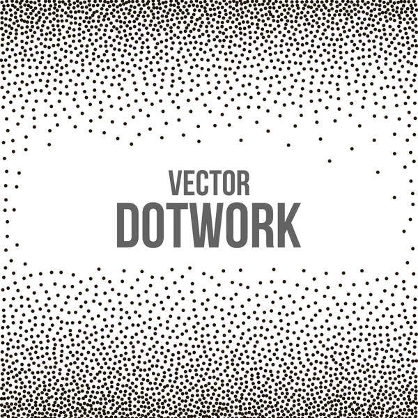 Polotónování Dotwork rytí pozadí — Stockový vektor