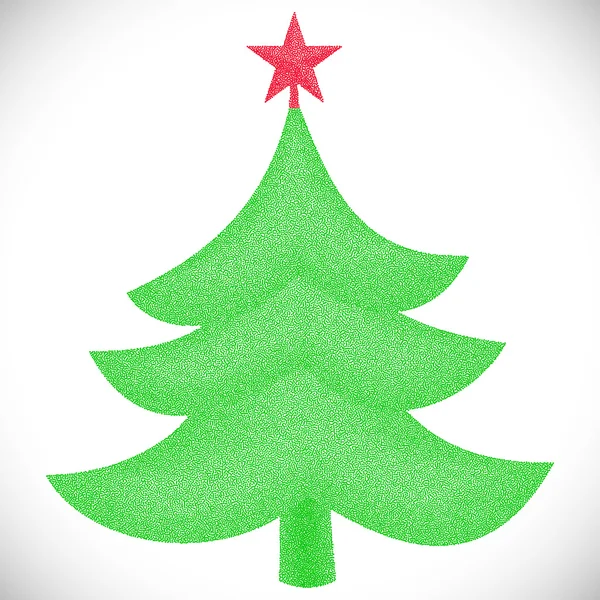 Noel ağacı. Vektör. — Stok Vektör