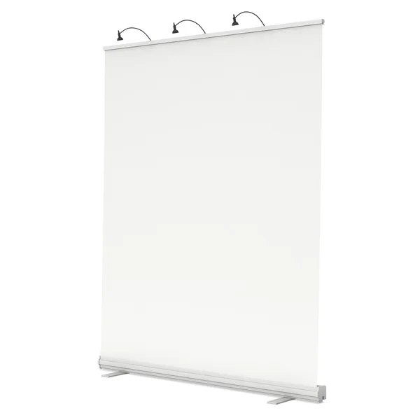 Blanco Roll Up Banner Stand —  Fotos de Stock