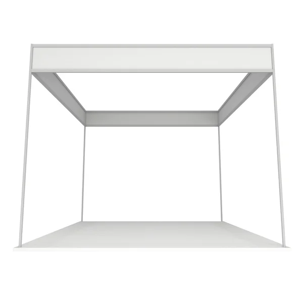 Trade Show Booth Box. 3D White and Blank. — Stock Photo, Image