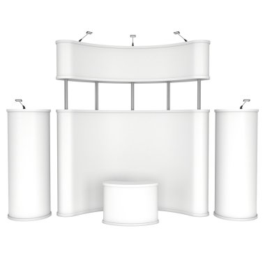 Big Pop Up Banner Stand with Columns