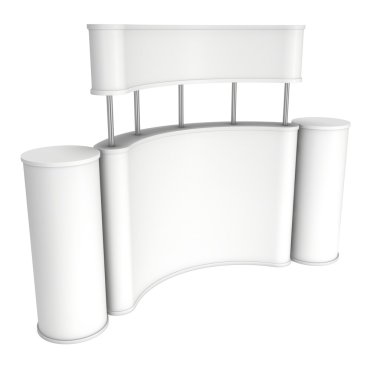 Big Pop Up Banner Stand with Columns