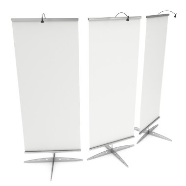 Banner Stand boş topla. 3D
