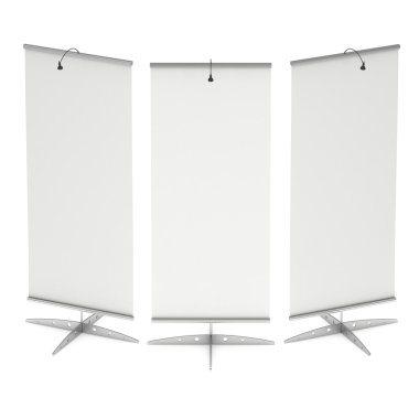 Banner Stand boş topla. 3D