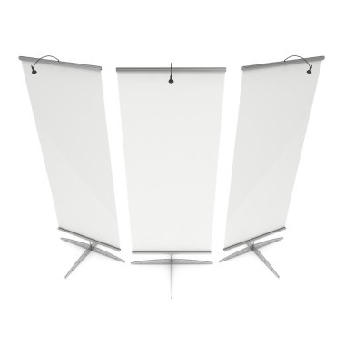 Banner Stand boş topla. 3D