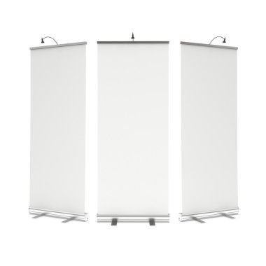 Banner Stand boş topla. 3D