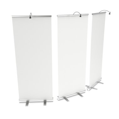 Banner Stand boş topla. 3D