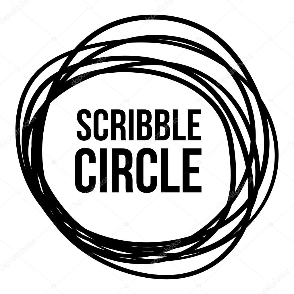 Scribble Circle Vector