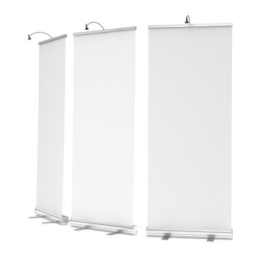 Banner Stand boş topla. 3D