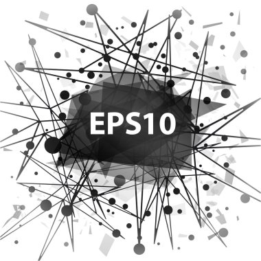 Abstract vector explosion