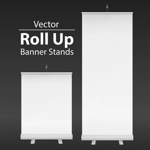 Banner Stand boş topla. Vektör