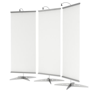 Expo Banner Stand olarak boş topla.