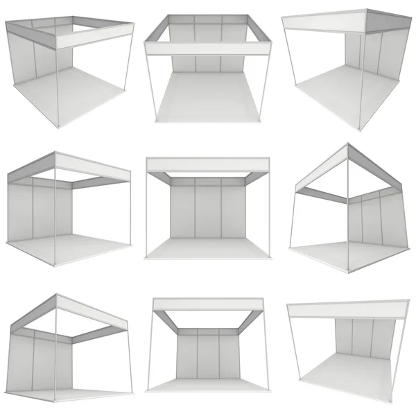 Set di scatole per stand fieristici — Foto Stock