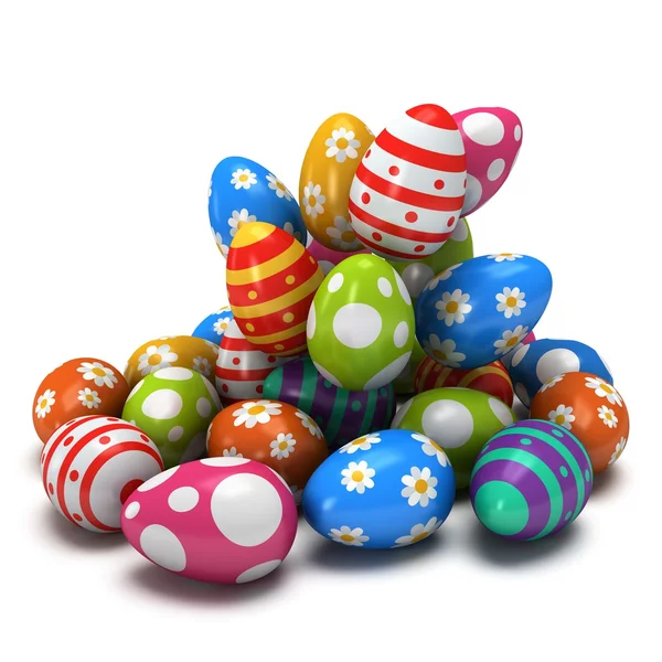 Fondo con huevos de Pascua —  Fotos de Stock