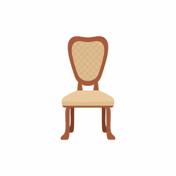 Cadeira Madeira Elementos Design Acessórios Conceito Mobiliário Elegante Interior Cadeiras — Vetor de Stock