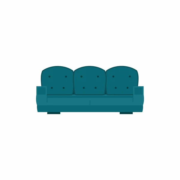 Sofa Hause Inspiration Mood Board Mit Wohnaccessoires Stilvolle Komfortable Möbel — Stockvektor