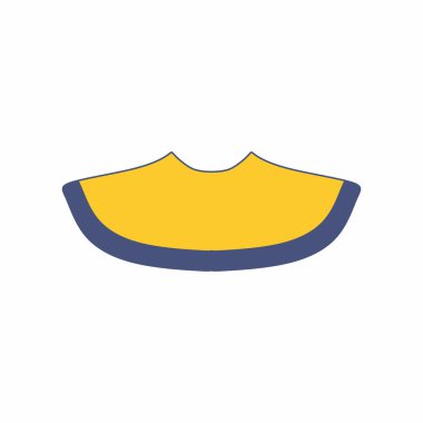 Beyaz arka planda izole edilmiş mezuniyet kadrosunun düz çizgi film stili vektör çizimi. Eğitim üniversitesi konsepti mezun eder. Üniversite akademisi diploması üniversite mezunu.