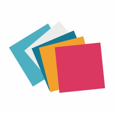 Origami kağıt uçak. Seyahat, uçuş ve hayal gücünün yaratıcı bir sembolü. Sanat ve dekorasyon için katlanmış kağıttan yapılmış bir hobi ya da oyuncak. Düz vektör illüstrasyonu.