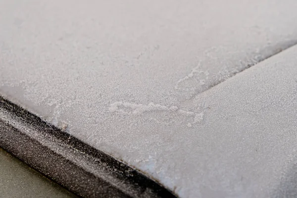 Мороз Даху Автомобіля Крупним Планом — стокове фото