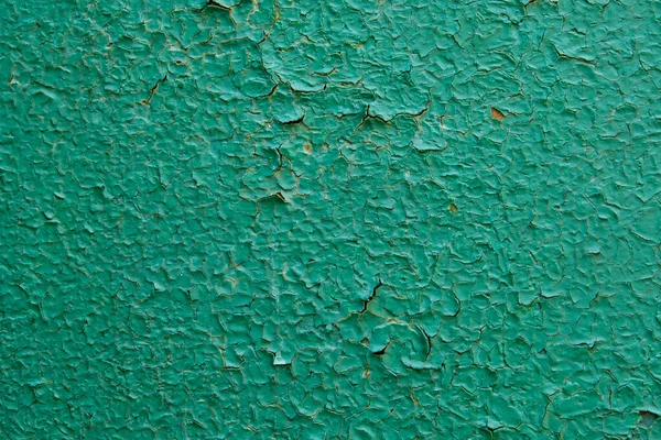 Vecchia Vernice Verde Tavola Metallo Texture Sfondo Vicino — Foto Stock