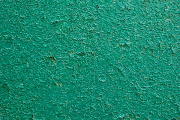 Régi Zöld Festék Fémtáblán Textúra Háttérnek Közelről — Stock Fotó