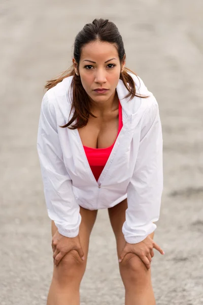 Fitness femme motivation — Photo