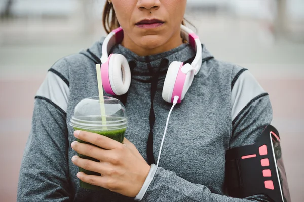 Smoothie de desintoxicação para nutrição saudável da aptidão — Fotografia de Stock