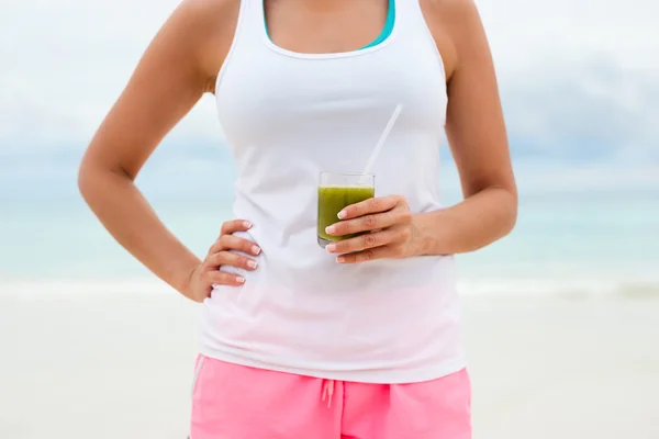 Healthy fitness nutrition detox smoothie — Stock Photo, Image