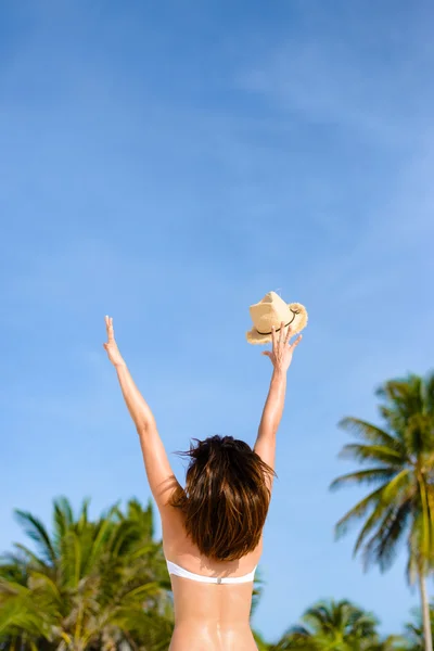 Summer tropical vacation happiness — Stock Photo, Image