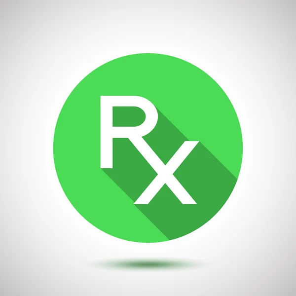 Vector Rx icon — Stock Vector