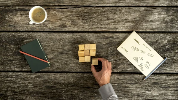 Onderzoek en brainstormen — Stockfoto