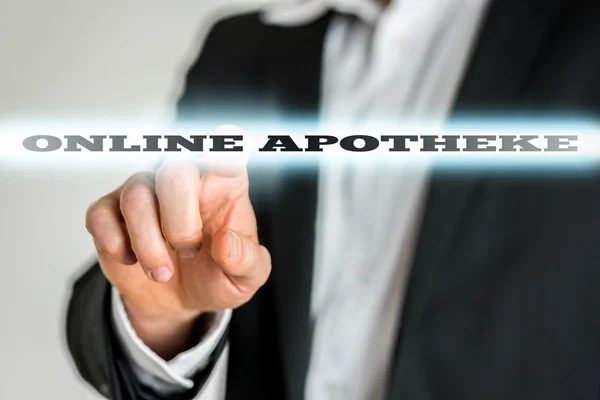 Online Apotheke lub apteki — Zdjęcie stockowe