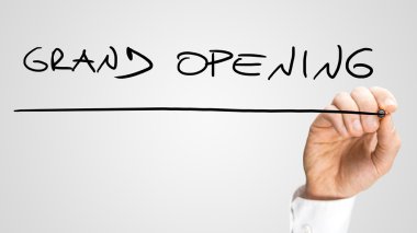 Altı çizili el yazısı Grand metinler açma