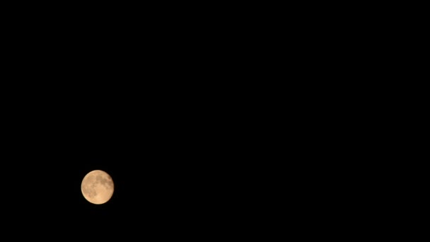 初升的月亮 — 图库视频影像