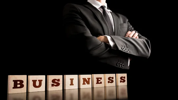 Business Letters with Businessman — Stock Photo, Image