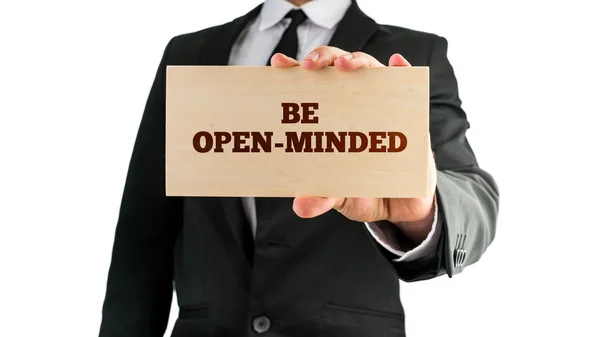 Be open-minded — Stock Photo, Image