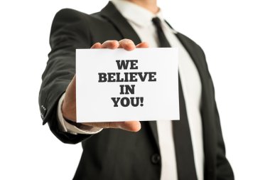 Kartvizit ile motivasyon haber biz sana inanıyoruz