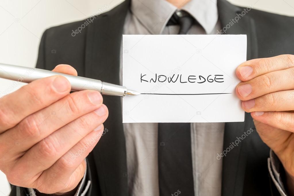 Conceptual image with the word Knowledge