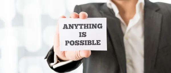 Anything is possible — Stock Photo, Image