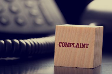Customer services Complaint concept clipart